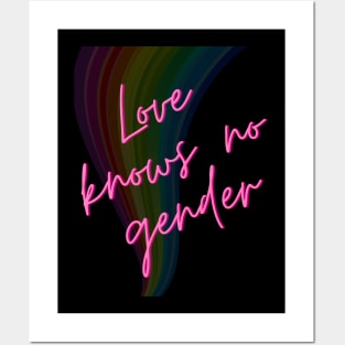 Love knows no gender Posters and Art